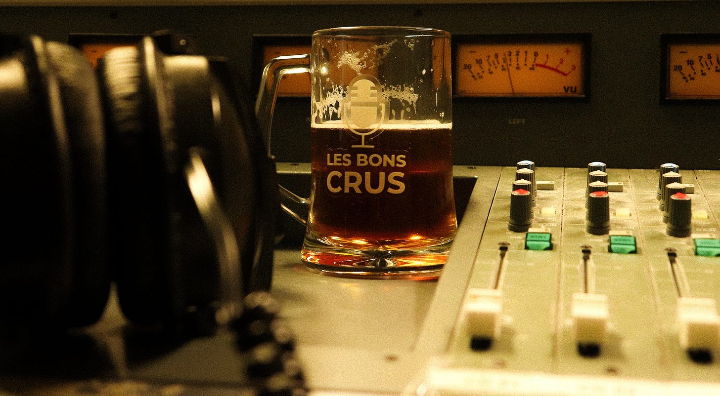 Le studio des Bons Crus à Radio Campus Bordeaux